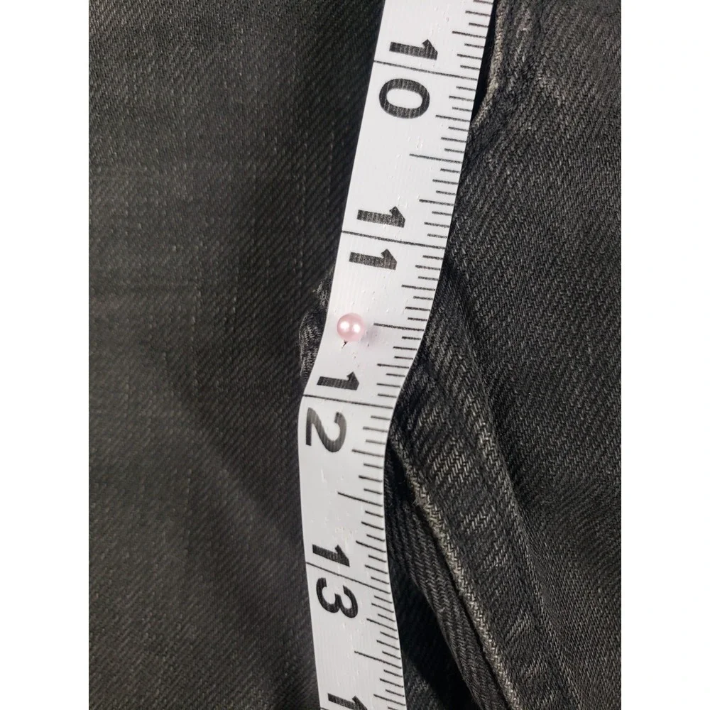 AllSaints Spitalfields Jacks Place Men Jean 34 Gray Wash Denim Straight Trousers